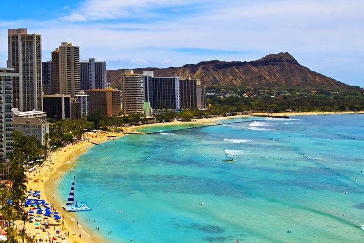 ワイキキビーチの写真